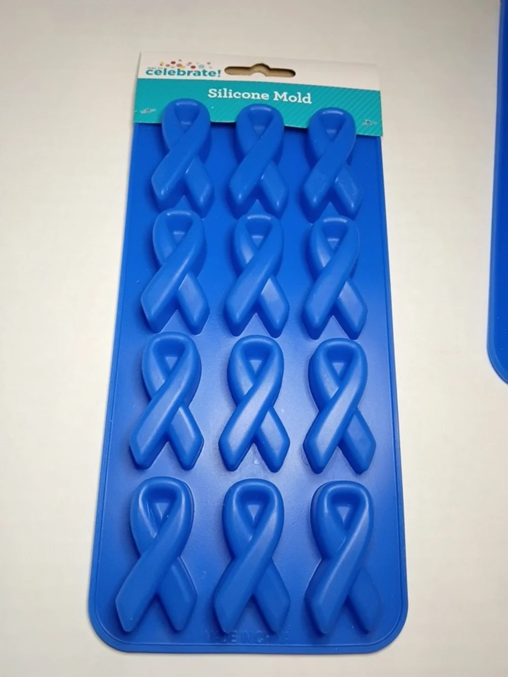 Awarness Ribbon Silicone Molds 12 units -5 tray Bundle